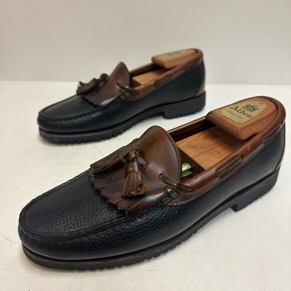 VGUC Rancourt & Co. x Allen Edmonds Nashua Handsewn Tassel Loafer Made USA 9.5 D main image 9